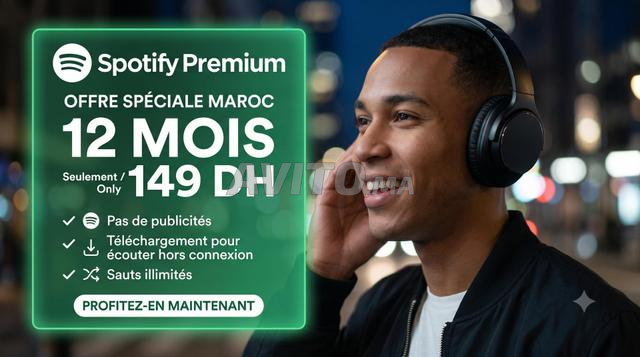 🎵 Spotify Premium 12 Mois — Sans Pub, Hors Ligne