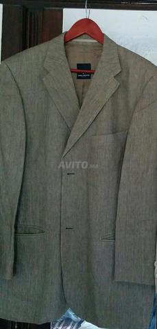 Veste Lin Beige Kaki Chiné Daniel Hechter Paris - 2