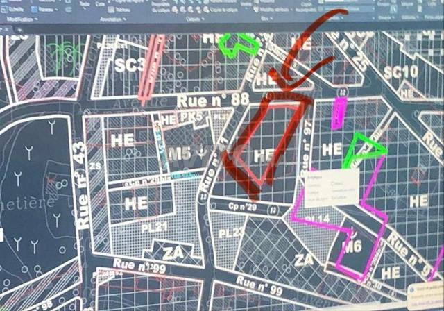 Terrain Titré 2030m² Plein Centre Tahla Immeuble - 2