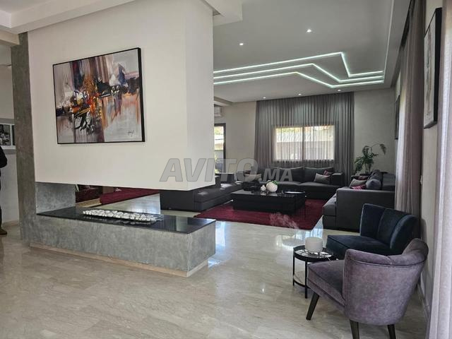 فيلا بمساحة 500 متر مربع للإيجار مفروشة أبواب مراكش