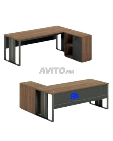 مكتب مدير خشبي MDF\كونتر\طاولة