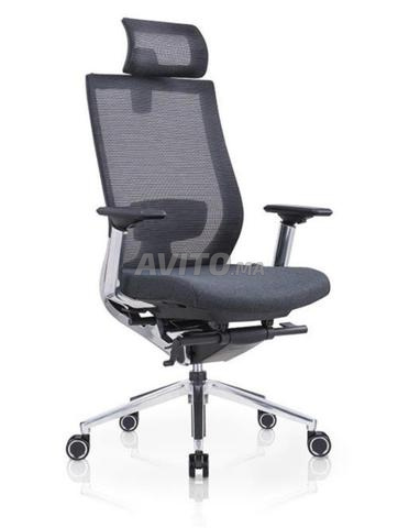 Fauteuil de bureau  têtière et accoudoirs réglable - 2