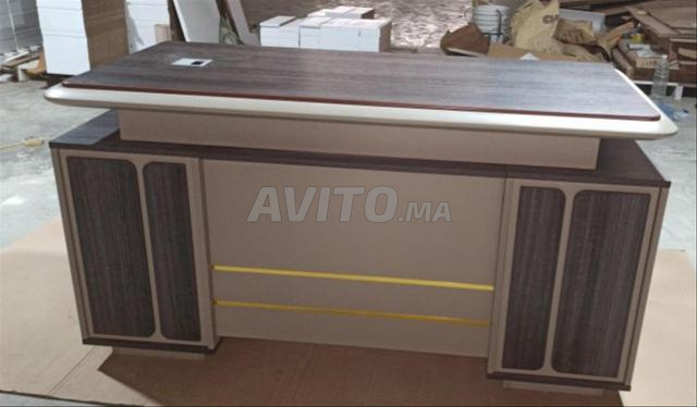 Bureau de direction avec retour\ensemble fauteuils - 2