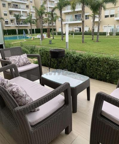 Rez-de-chaussée vue sur piscines Bouznika - 2