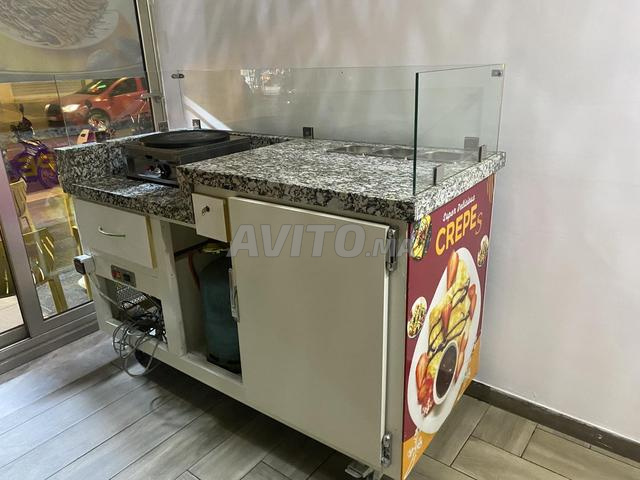 ماكينة كريب جديدة بكامل مستلزماتها - 2