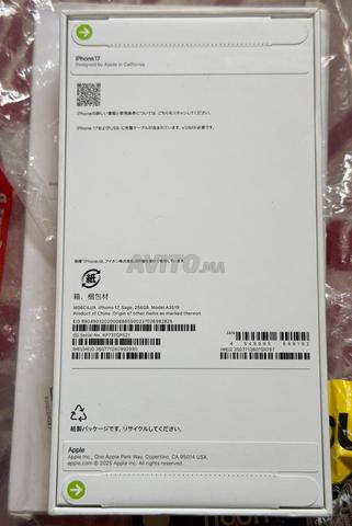 Nouvel iPhone 17, 256 Go - 2