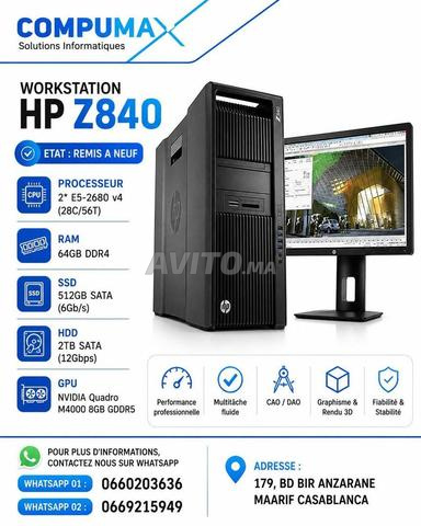 HP Z840 مزدوج Xeon E5-2680 v4 (مُجدد)