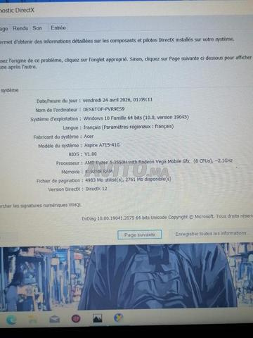 رايزن 5 3550H GTX 1650 6GB VRAM 16RAM 256SSD - 2