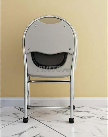 Chaise toilette galvanisée en inox - 2