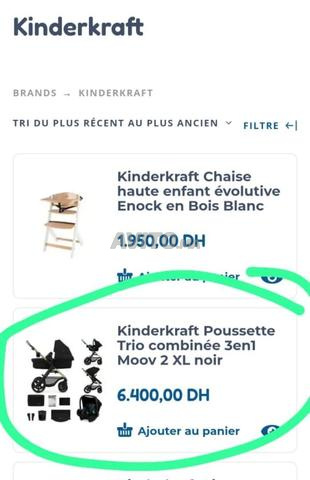 Poussette kinderkraft trio - 2