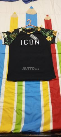 T-shirts ICON noirs