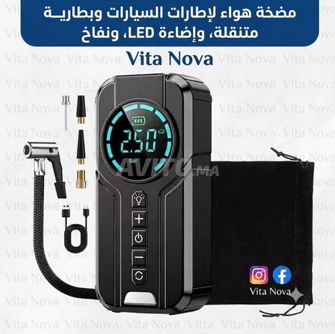 مضخة هواء لإطارات السيارات مع مشغل ضاغط هواء