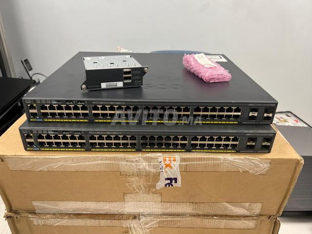 Switch Cisco 48 Ports Gigabit PoE Plus avec Stack - 2