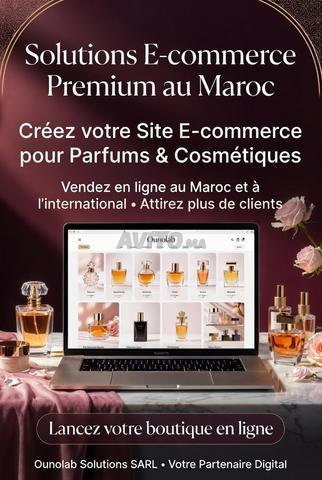 Site Internet et CRM Parfum Cosmétique Maroc