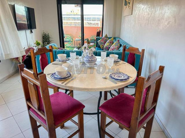 2 chambres, grand balcon en angle, Gueliz - 2