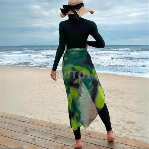 Bikini combiné avec caftan 🩵💦☀️ - 2