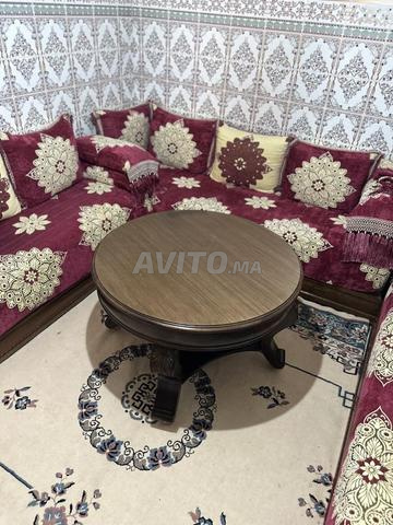 Table ronde en bois massif - 2