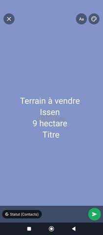 Terrain à vendre