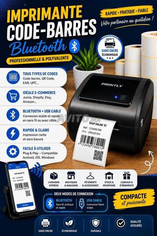 🖨️ Imprimante Code-Barres Bluetooth PRINTLY - 2
