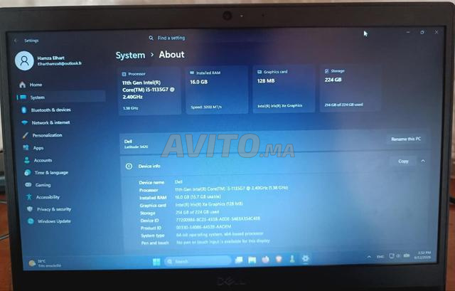 PC Portable Pro Dell Latitude 3420 - Très Bon État