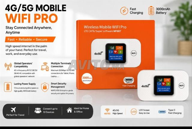 📶 Nouveau routeur WiFi portable 4G LTE