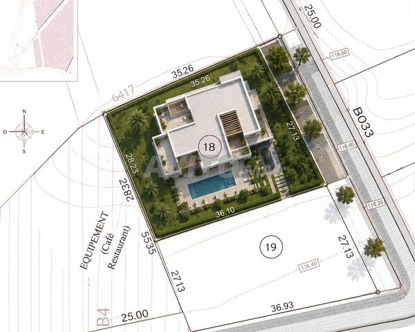 Terrain 1003 m² Ville Verte Bouskoura