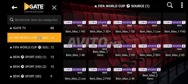 Regarder des matchs, films et séries - 2