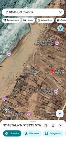 Terrain 1112 m² vue sur mer 🌊 à région Essaouira
