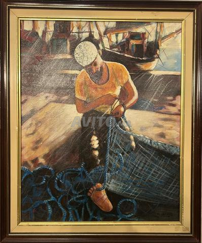 Lot de 2 tableaux originaux signés EL HANDOUZ