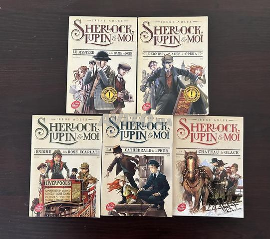 Lot de 5 livres Sherlock, Lupin & Moi