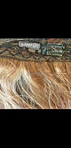 Cheveux naturels authentiques, teignables, résistants à la chaleur et lavables - 2