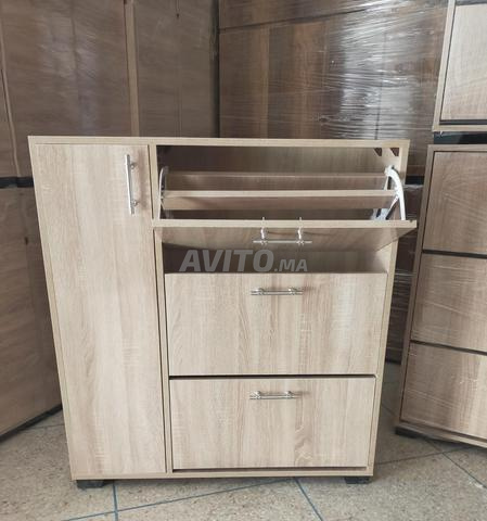 Meuble à chaussures moderne en MDF 100cm - 2