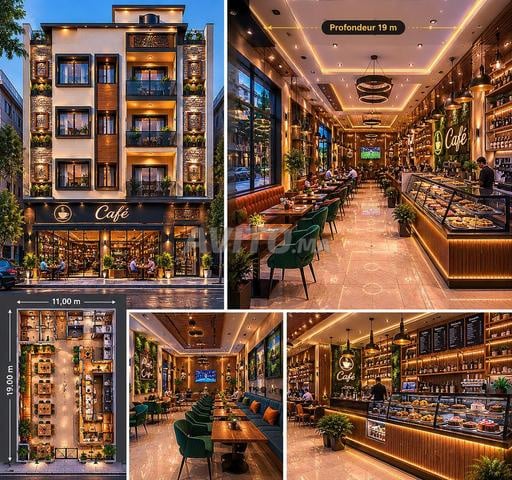 Terrain Commercial 191 m² – Double voie – Marjane