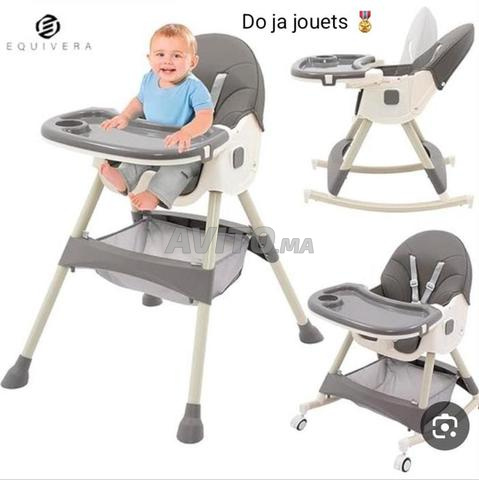 🍼✨ Chaise haute bébé 3 en 1 avec fonction balancelle ✨🍼 - 2