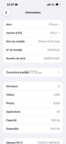 🚨iPhone 15 Pro Max 256 Go Gris - 2