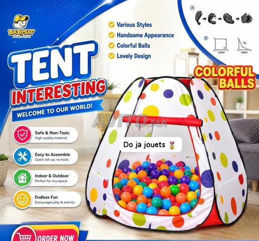خيمة الألعاب الملونة للأطفال 🏕️ - 2