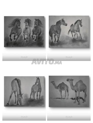 8 dessins originaux au crayon - 2