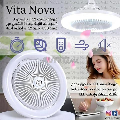 Ventilateur de plafond LED silencieux avec télécommande