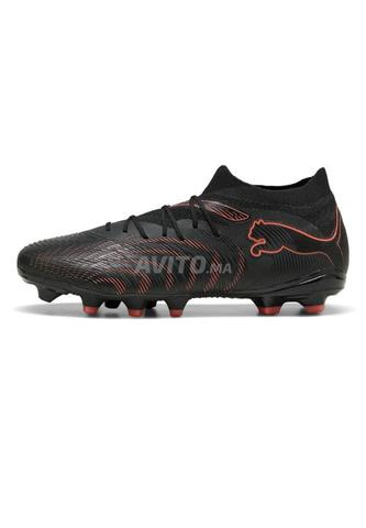 Chaussures de football - noir - rouge - 2
