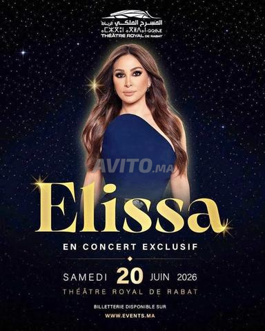تذكرة حفل إليسا مسرح محمد الخامس بالرباط