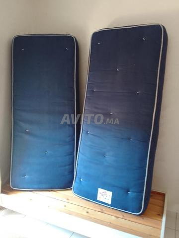 deux matelas 90/190 pour les deux matelas 1000 DH - 2
