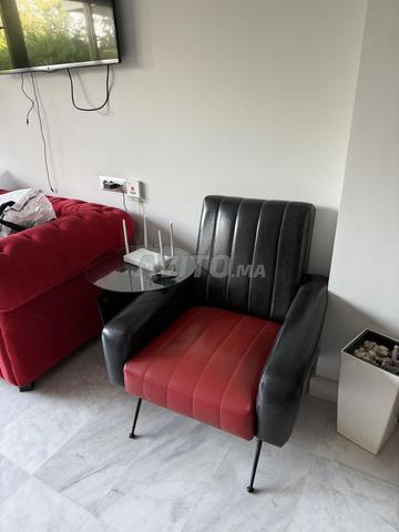 Canapé et fauteuil en cuir - 2