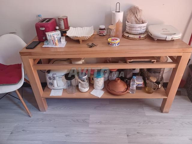 Meuble cuisine bois massif plus 2 chaises - 2