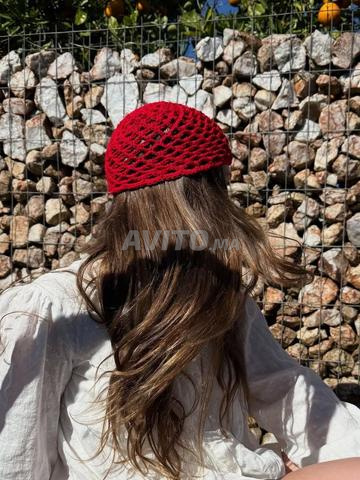 Chapeau en crochet résille - 2