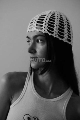 قبعة شبكية بالكروشيه - 2