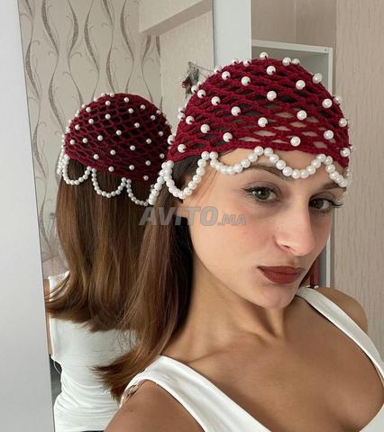 قبعة شبكية بالكروشيه - 2
