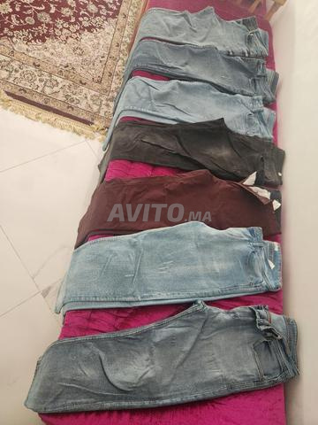 مجموعة من 7 بناطيل جينز رجالي – مقاسات 32 و 33