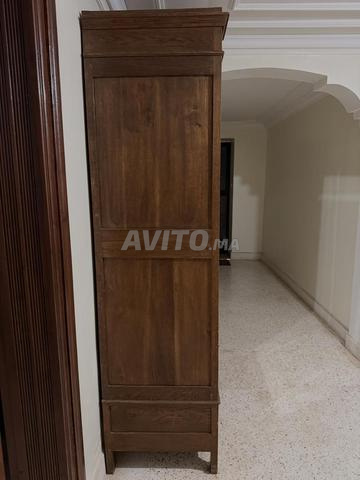 Armoire en bois massif (hêtre) avec miroir - 2