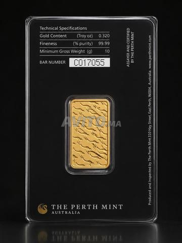 Lingot d'or 10 g Perth Mint 99,99 % Or Pur - 2