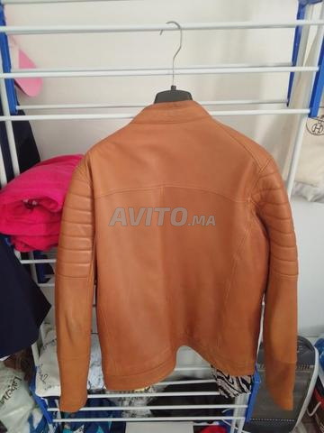 Veste marron en skay - 2